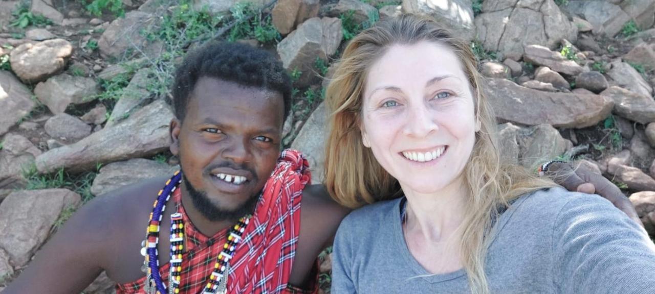 Maasai Homestay Camping Sekenani Kültér fotó