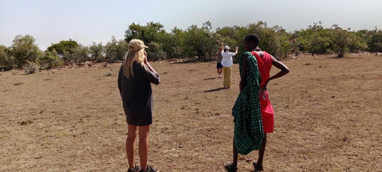 Maasai Homestay Camping Sekenani Kültér fotó