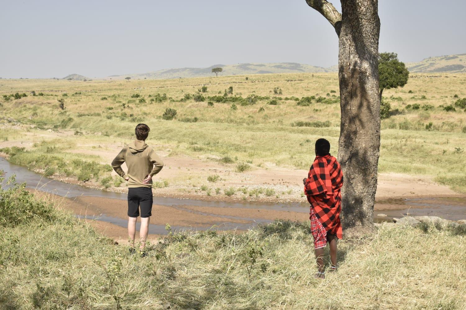 Maasai Homestay Camping Sekenani Kültér fotó